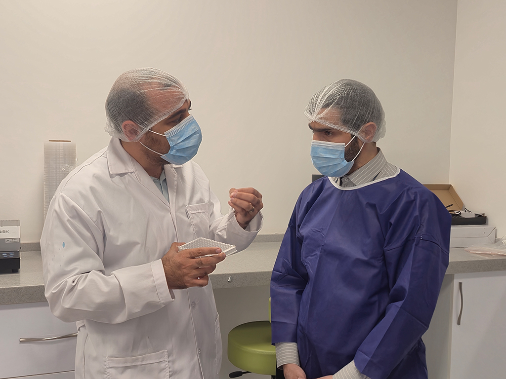 *بازدید مدیرعامل شهرک صنعتی دارویی برکت و هیئت همراه از کارخانه پادتن دانش در شهرک صنعتی دارویی برکت*  